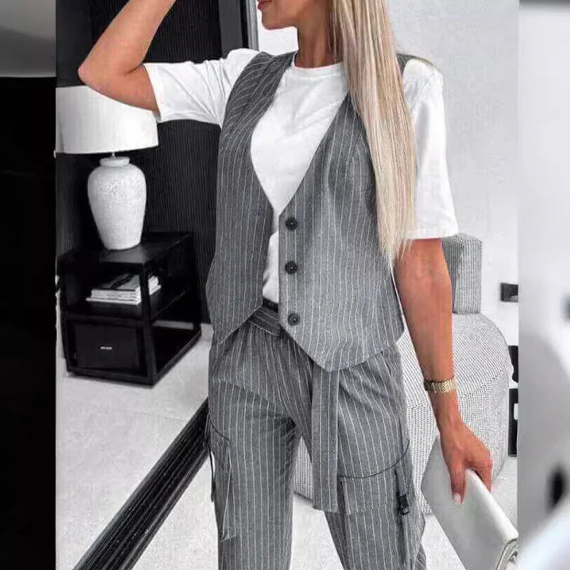 Blaise – Stylish Two-piece Vest and Trousers Set