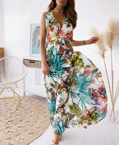 Alesha – Elegant Floral Maxi Dress