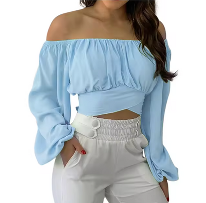 Larissa - Off Shoulder Cropped Top