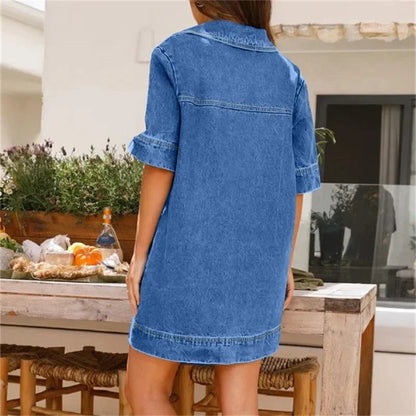 Camry – Denim Shirt Dress