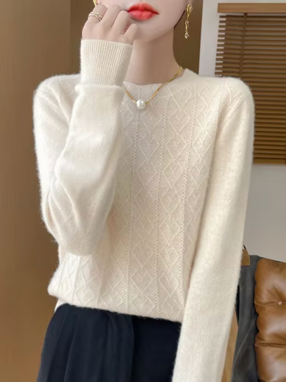 Akia – Cashmere Wool Knit Sweater