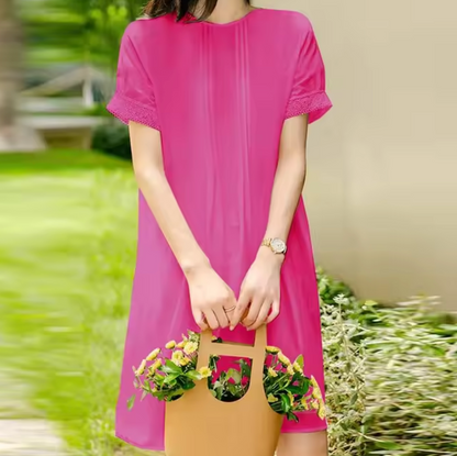 Aniza - Elegant Round Neck Dress