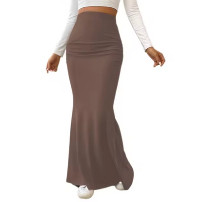 Matilda – High Waist Fishtail Maxi Skirt