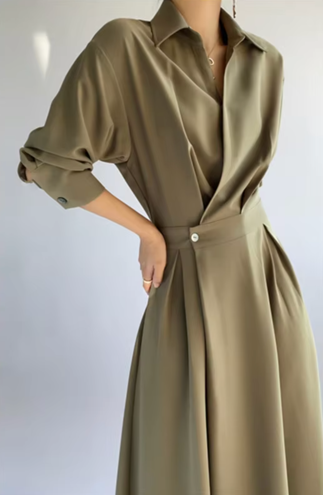 Charlotte - Elegant Long-Sleeved Dress