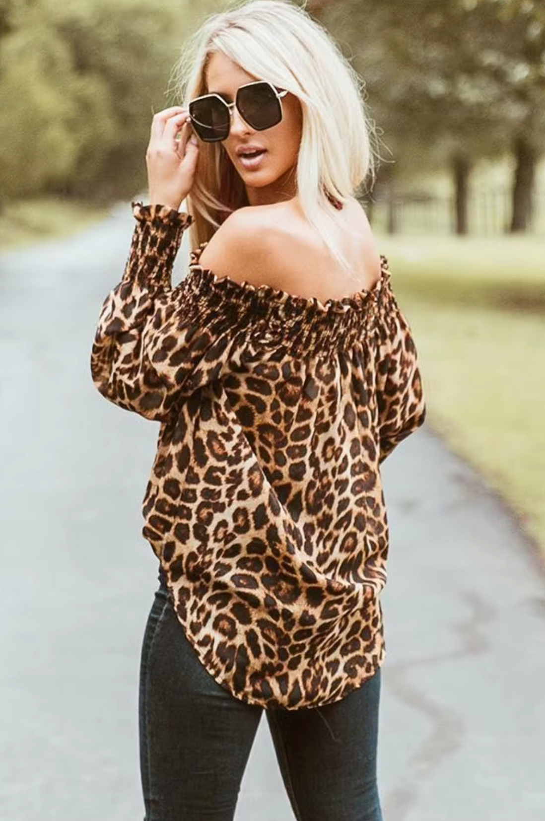 Sherrie - Leopard Print Long Sleeves