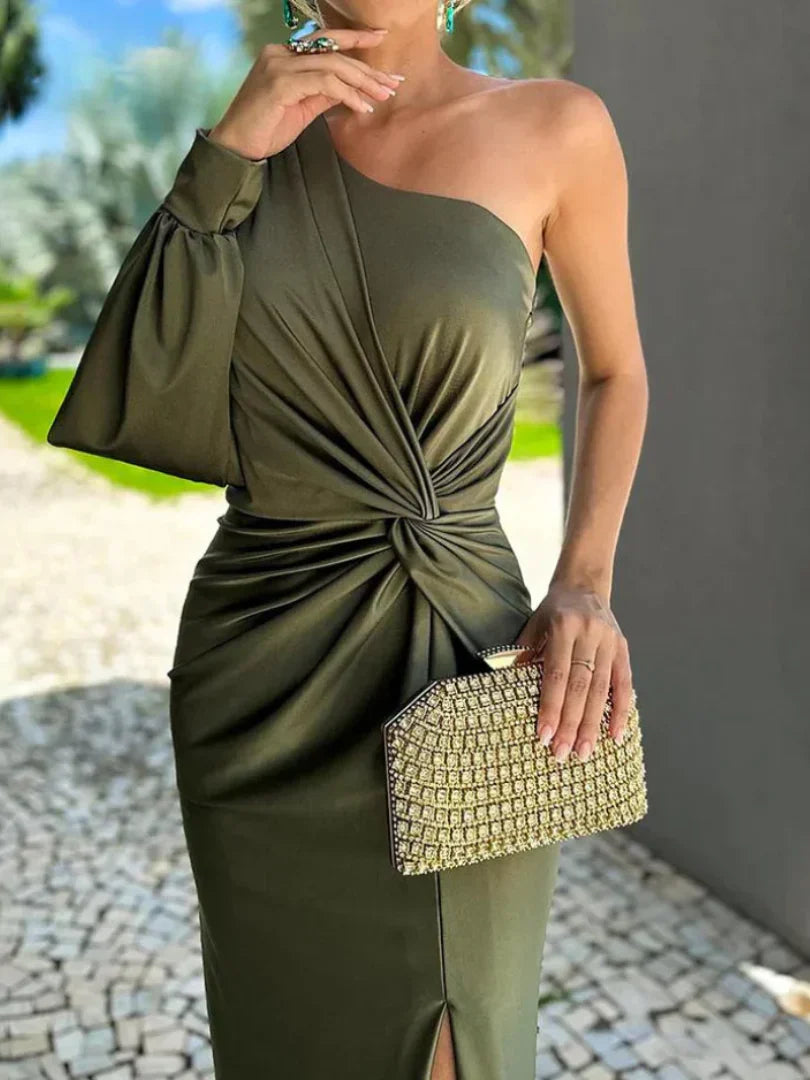 Millie – Elegant One-Shoulder Dress