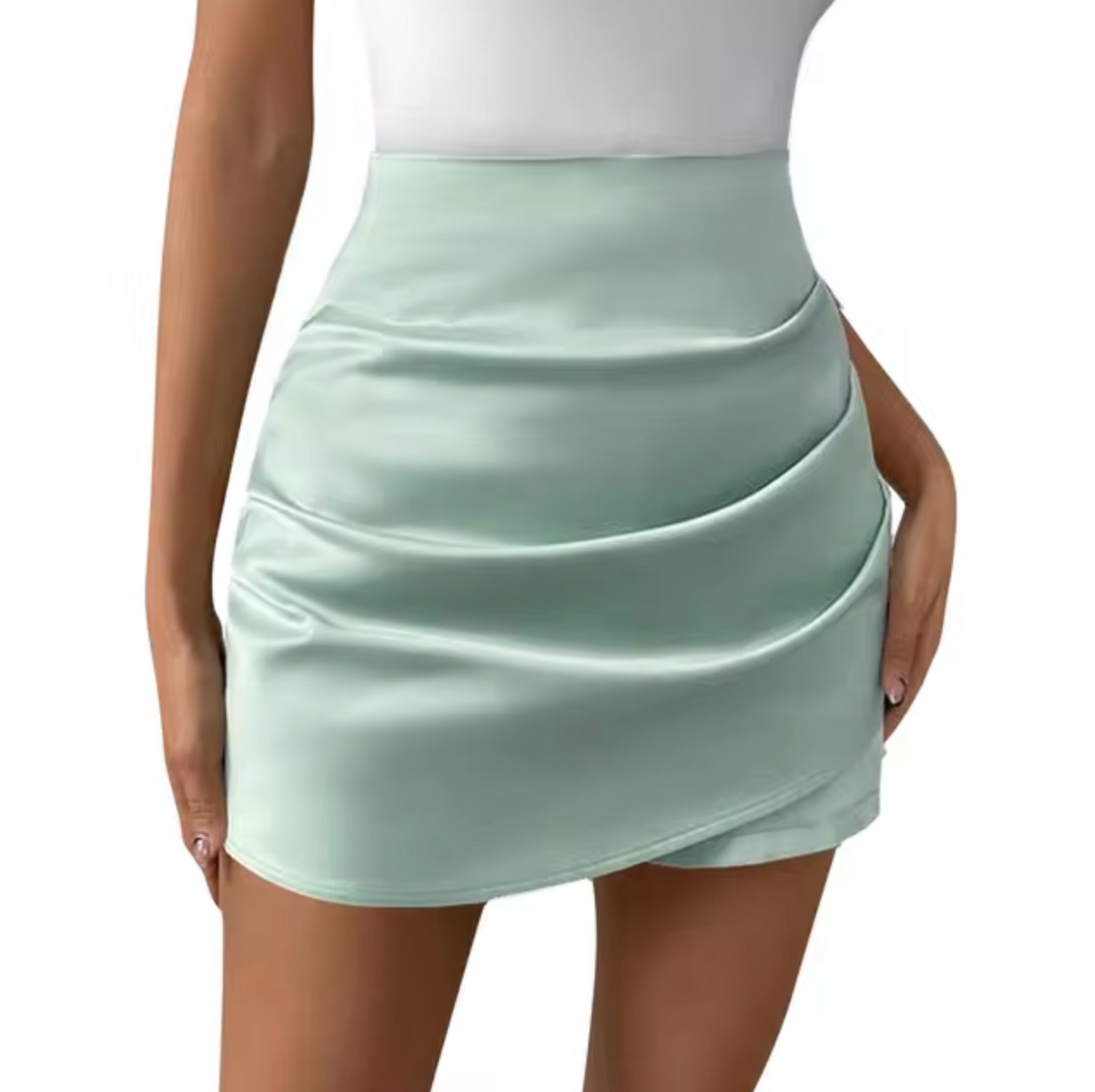 Anaiz – Chic Satin Mini Skirt