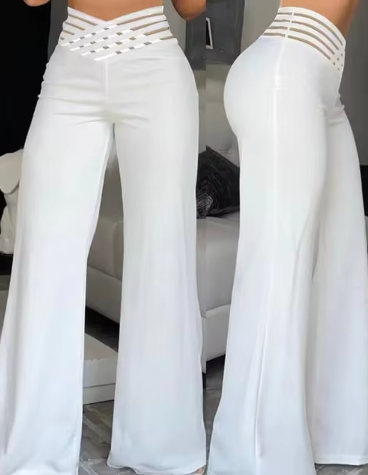 Annabelle – High waist Flared Trousers