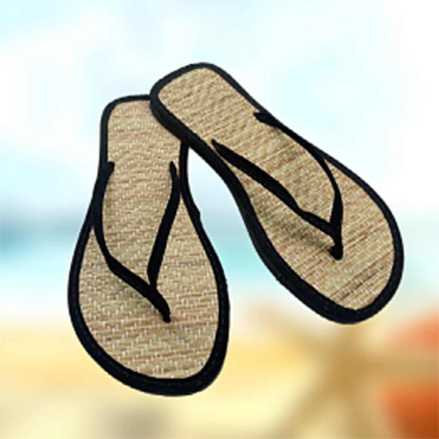 Lavinia – Flat Rattan Flip-flops