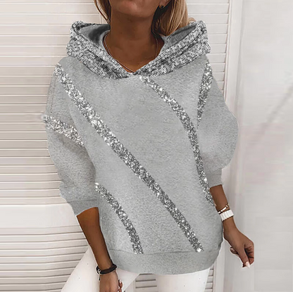 Sia – Sequined Casual Hoodie