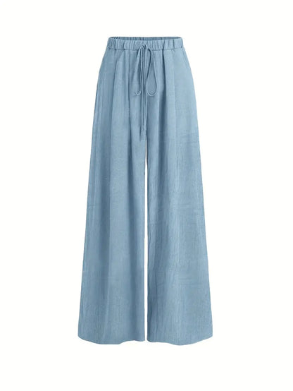 Mariam - Wide Leg Drawstring Pants