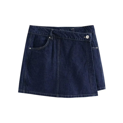 Sharlene – Casual Denim Shorts and Top Set