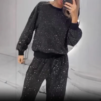 Giada – Sequin Sweater and Pants Set