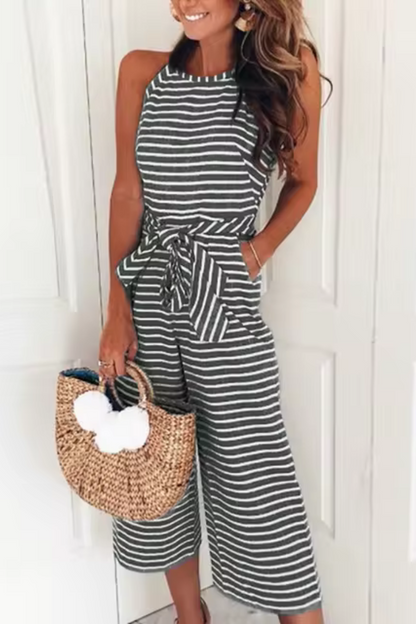 Flossie - Striped Jumpsuit