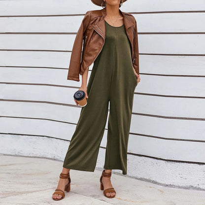 Evelyn – Casual Wide Leg Jumpsuit