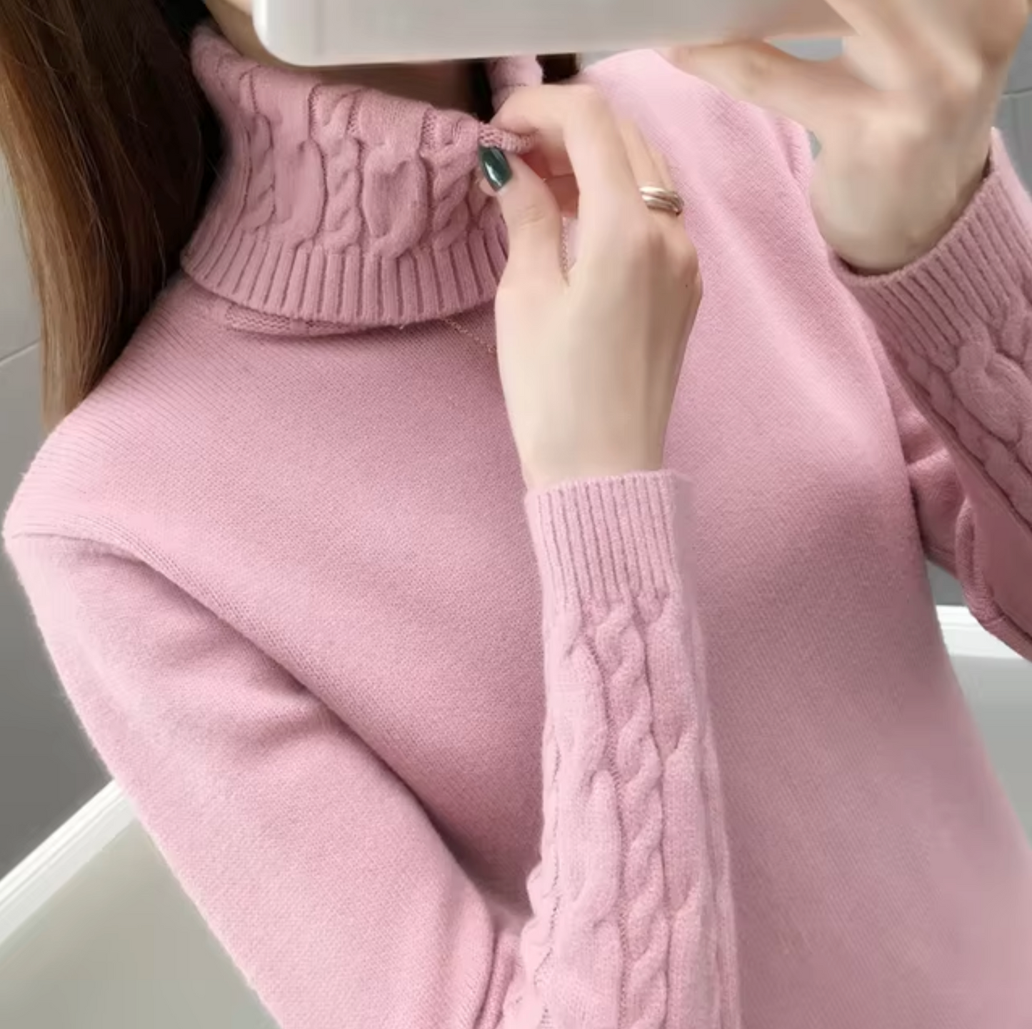 Althea – Wool Turtleneck Sweater