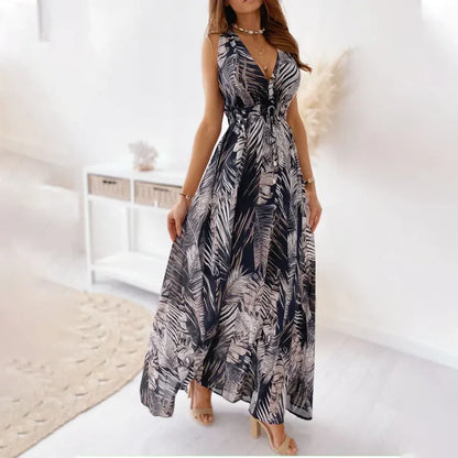 Alesha – Elegant Floral Maxi Dress