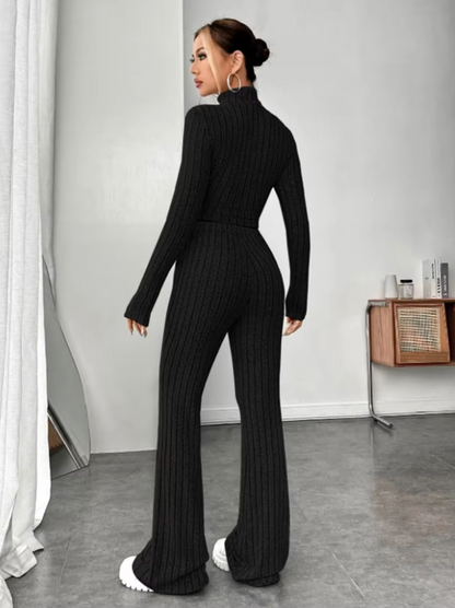 Vega – Knitted Long-sleeved and Trouser Set