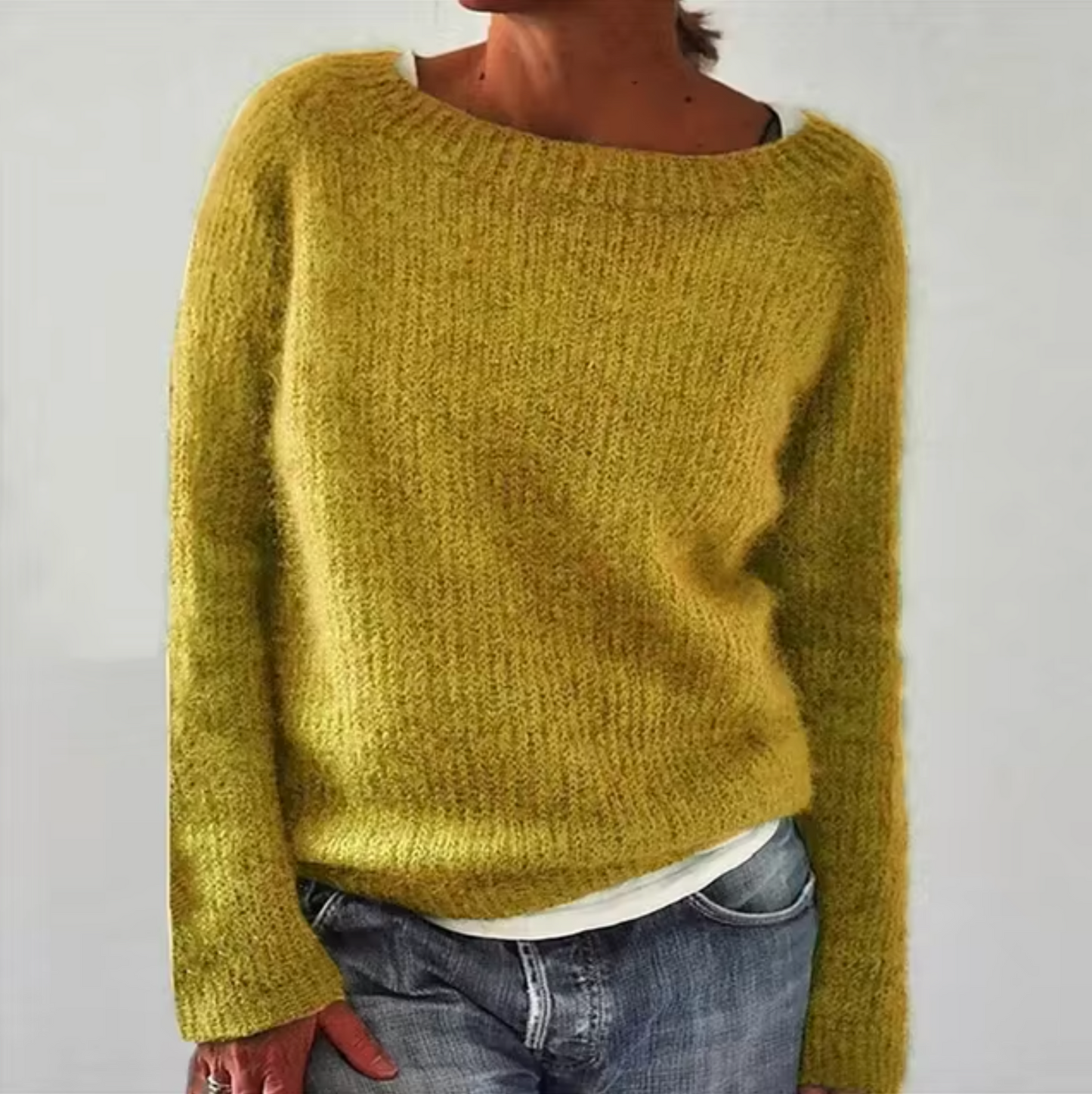 Regine – Plain Knitted Sweater