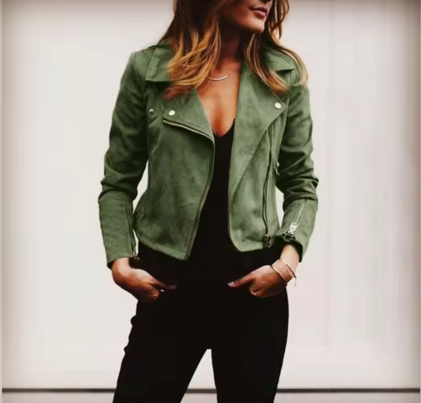 Marielle – Short Suede Jacket