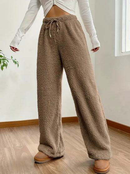 Viktoria – Knitted Wide Leg Trousers