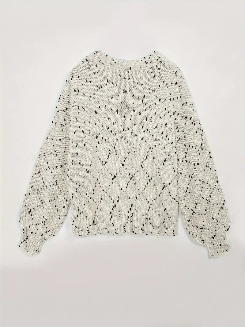 Bessie - Knitted Crew Neck Sweater