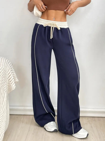 Zoey – Stretchy Wide Leg Joggers