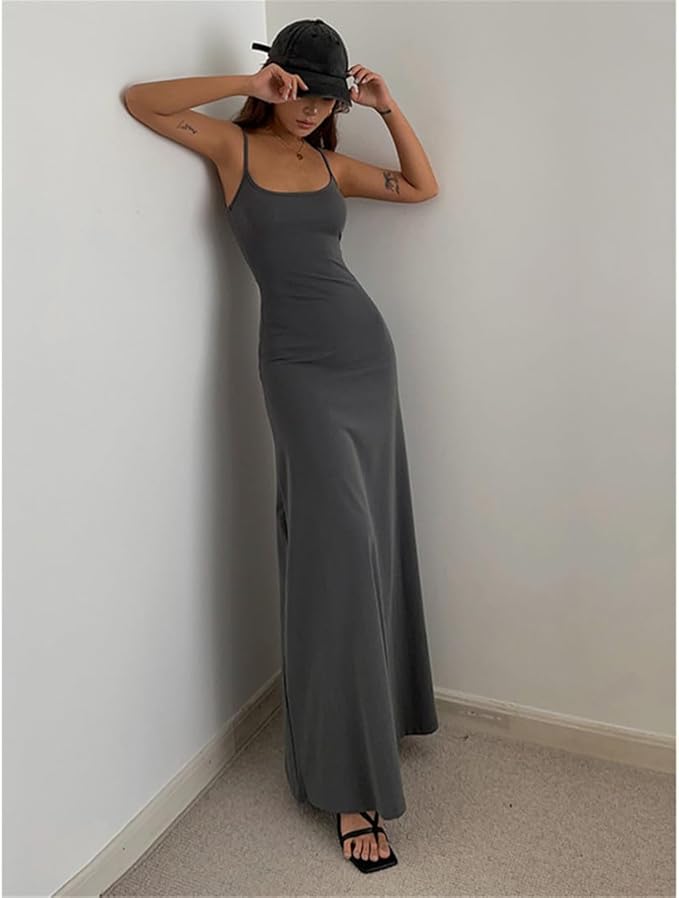 Shelly – Sleeveless Bodycon Maxi Dress