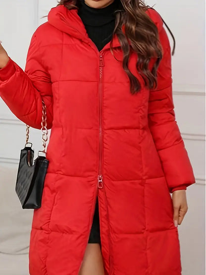 Mandy – Long Puffer Jacket with Hood