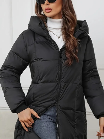 Mandy – Long Puffer Jacket with Hood