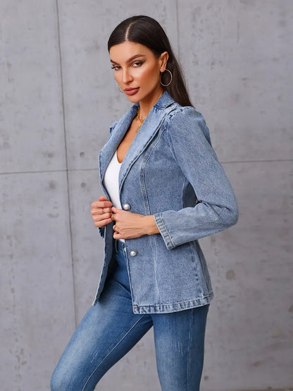 Kamala – Cotton Denim Blazer