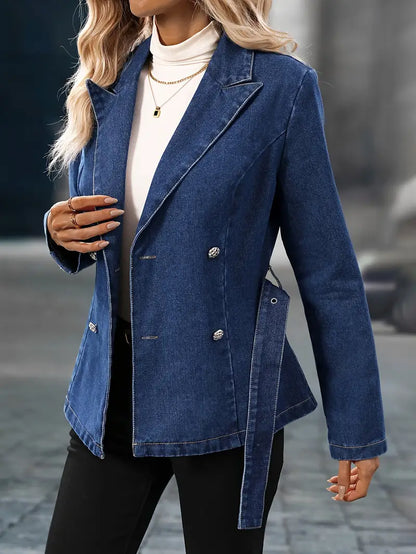 Sable – Elegant Denim Blazer