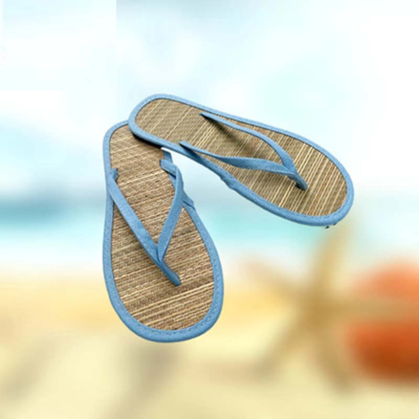 Lavinia – Flat Rattan Flip-flops