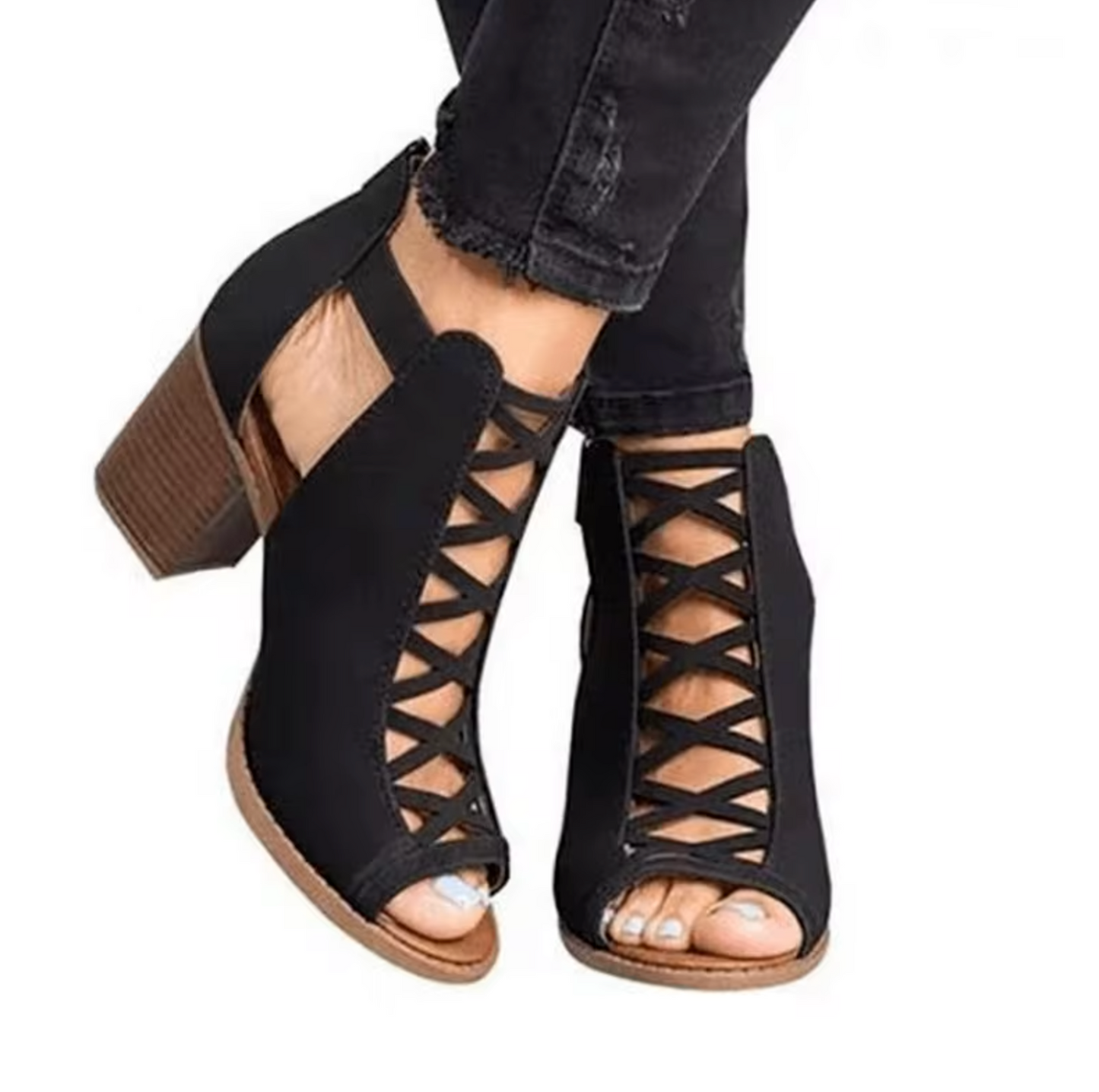 Penelope – Stylish Lace-up Sandals