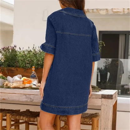 Camry – Denim Shirt Dress