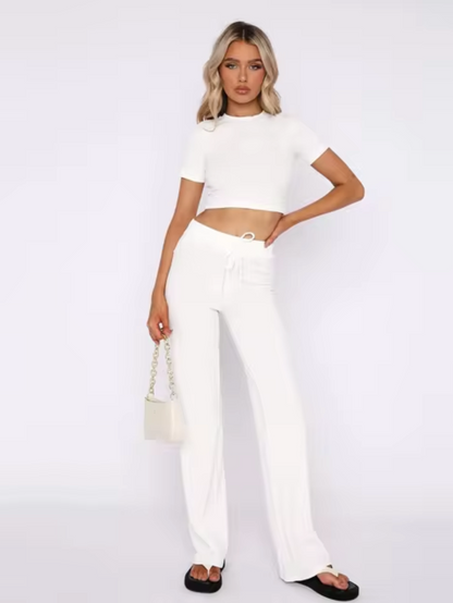 Jarrah – Crop Top and Pants Set