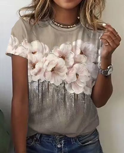 Asea – Shirts with 3D Flower Print