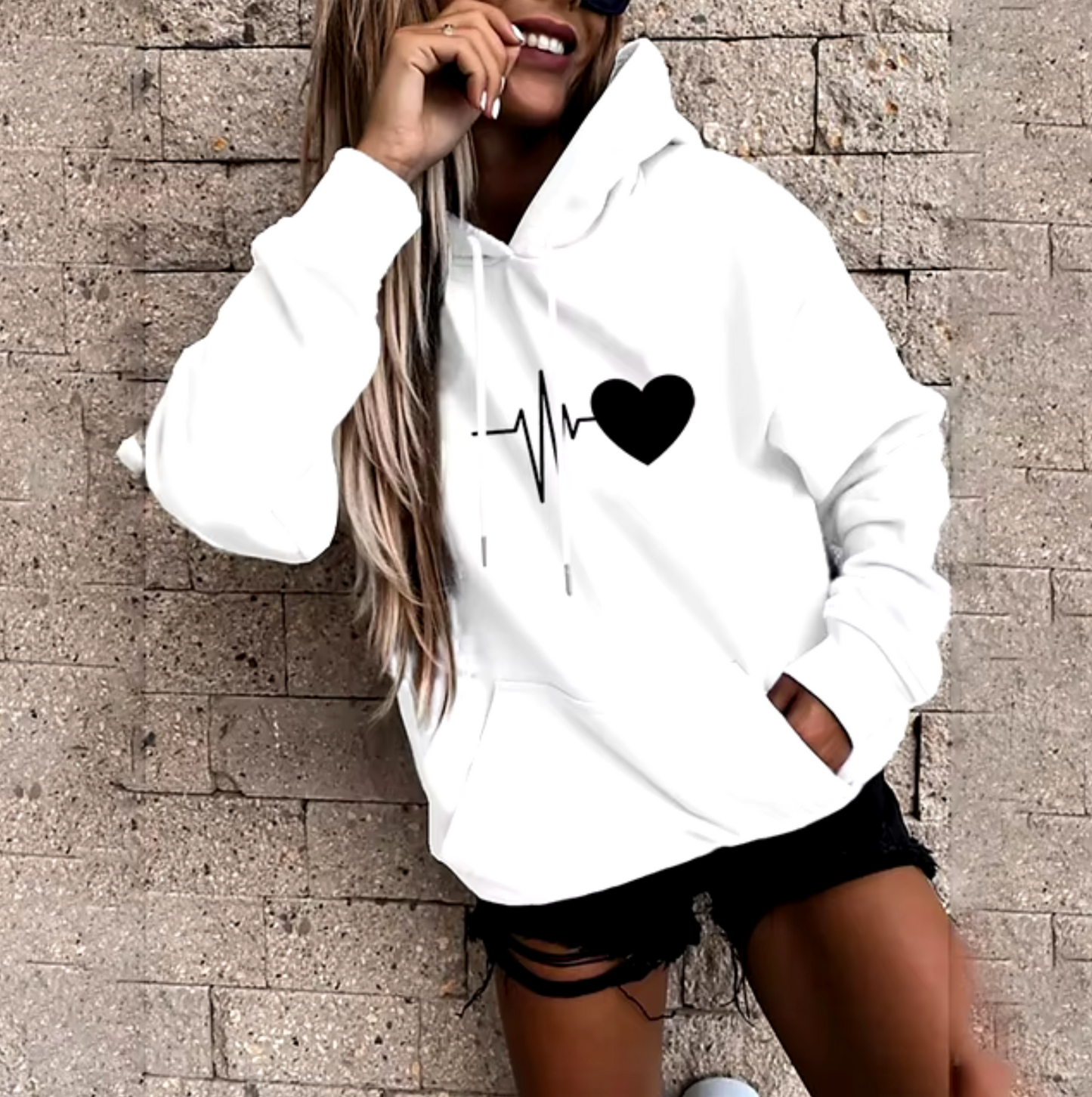 Rhian – Printed Hoodie