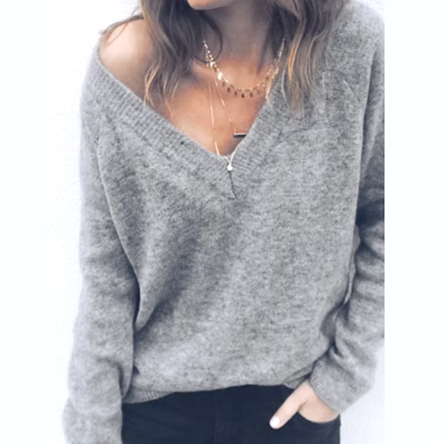 Kena – Knitted Long-Sleeved Sweater