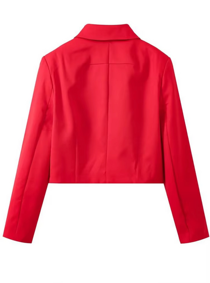 Claiza – Elegant Cropped Jacket