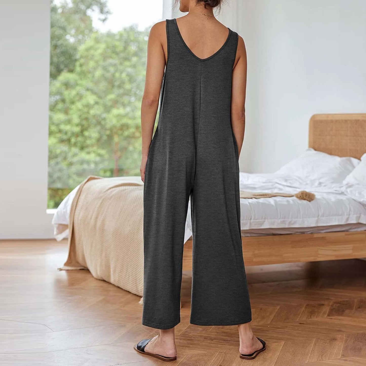 Evelyn – Casual Wide Leg Jumpsuit