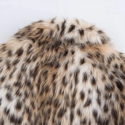 Mandisa – Leopard Print Fur Jacket