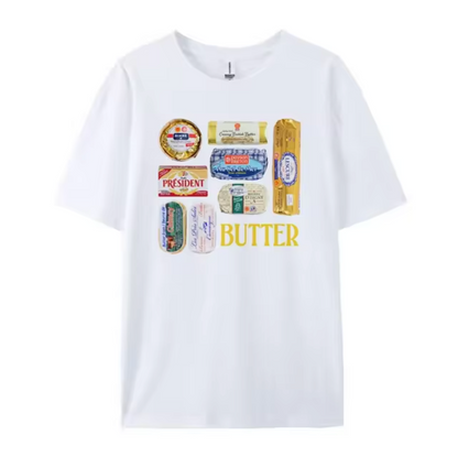 Leonie - Retro Butter Graphic T-Shirts