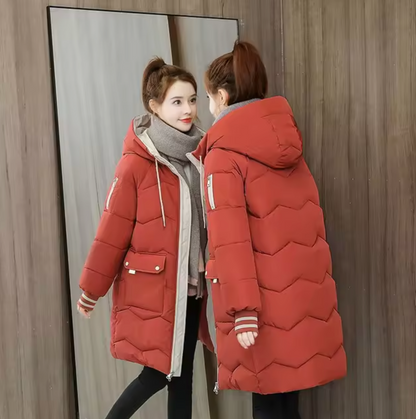 Erin – Long Parka Cotton Coat