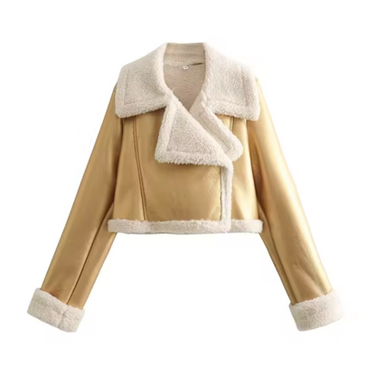 Nicole – Short Faux Jacket