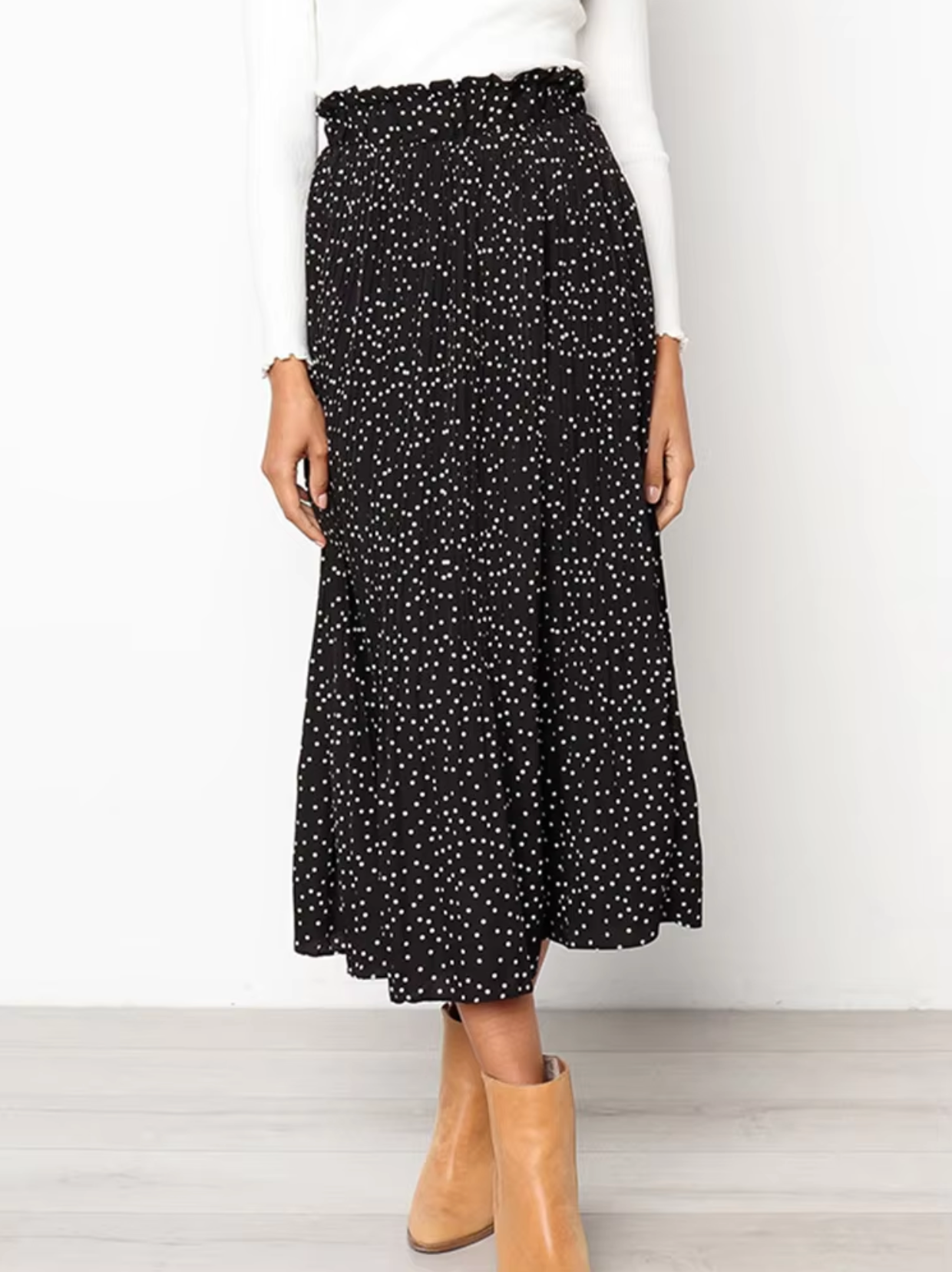 Terry - Floral Midi Skirt