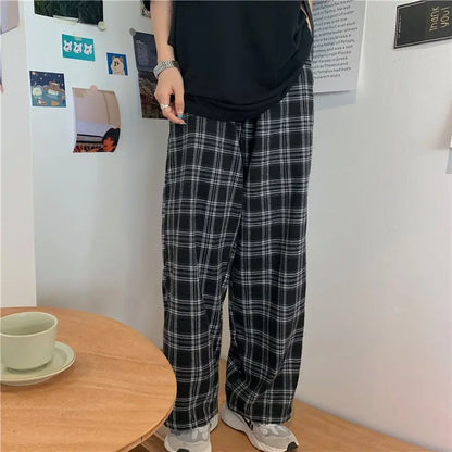 Lilibeth - Plaid Wide Leg Pants