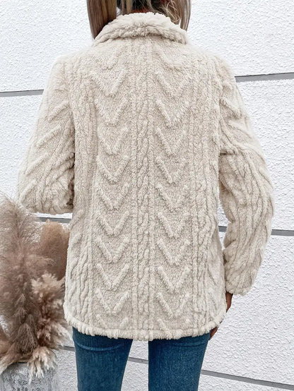 Flor - Knitted Fleece Jacket