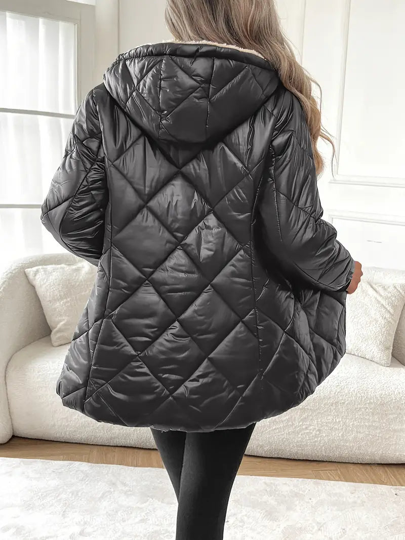 Paisley – Stylish Black Quilted Jacket