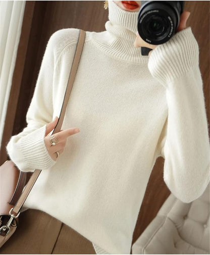 Anissa – Wool and Cashmere Turtleneck Sweater